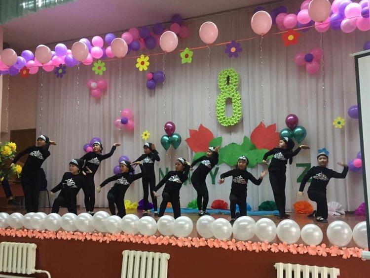 8 наурыз Халықаралық әйелдер күніне орай мереккелік кеш ұйымдастырылды